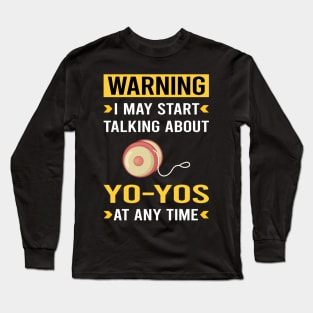 Warning YoYo Yo-Yo Long Sleeve T-Shirt